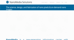 Desktop Screenshot of nanomediasolutions.com