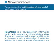 Tablet Screenshot of nanomediasolutions.com